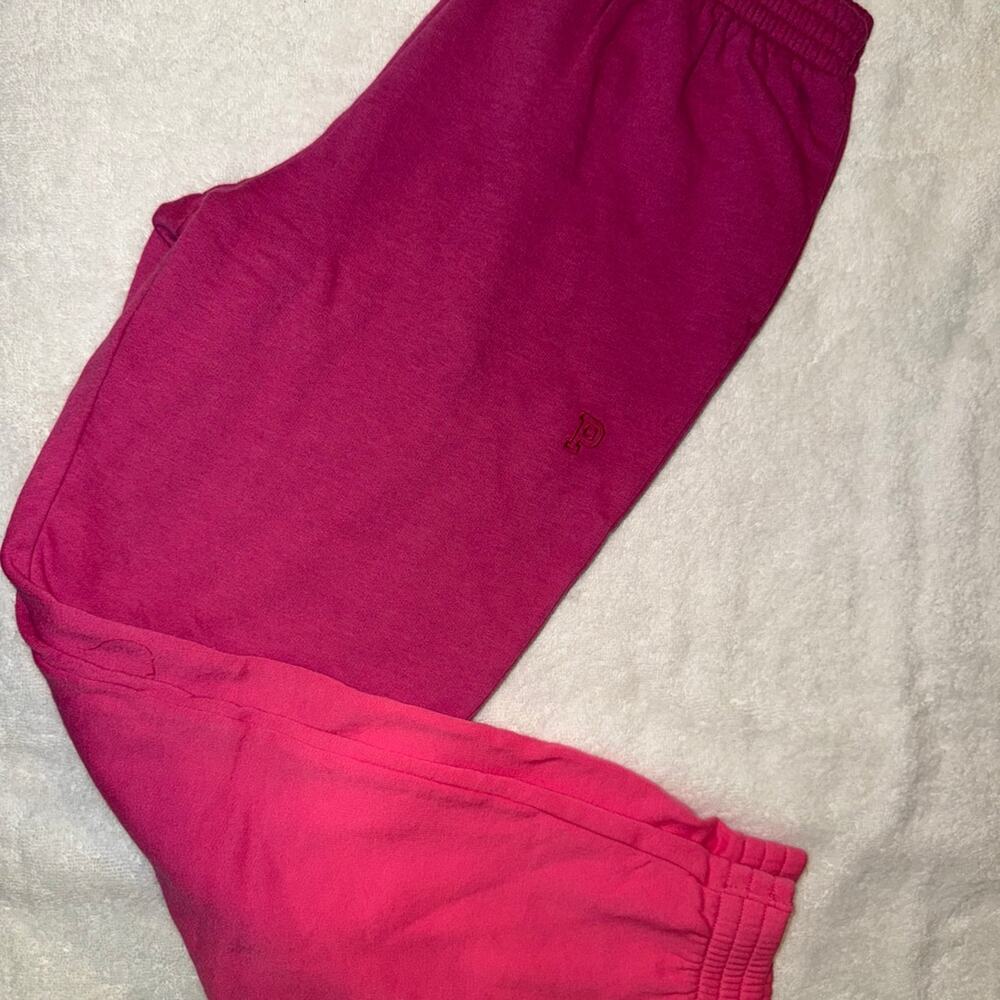 Pink campus jogger pants-m